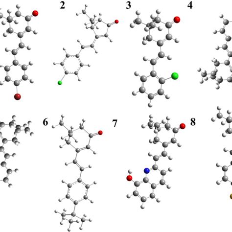 The Optimized Molecular Structure Of Title Compounds Dft B Lyp G D