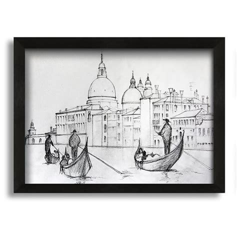 Longshore Tides Gondola Ride Picture Frame Drawing On Canvas