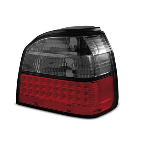 FEUX ARRIÈRE LED FUMÉ ROUGE s adaptent au VW GOLF 3 09 91 08 97 à 164