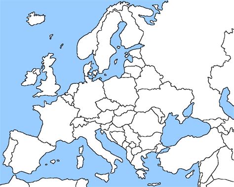 Atividade Mapa Branco Europa Direito Constitucional II