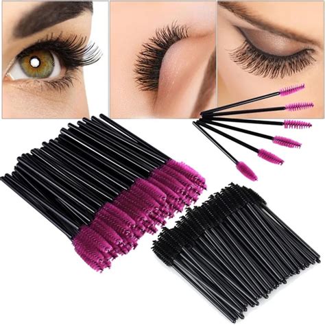 1050pcs Eyelash Brushes Makeup Brushes Disposable Mascara Wands Applicator Spoolers Eye Lashes