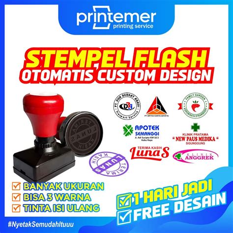 Jual Stempel Otomatis Stempel Logo Stempel Toko Stempel Lunas Stempel