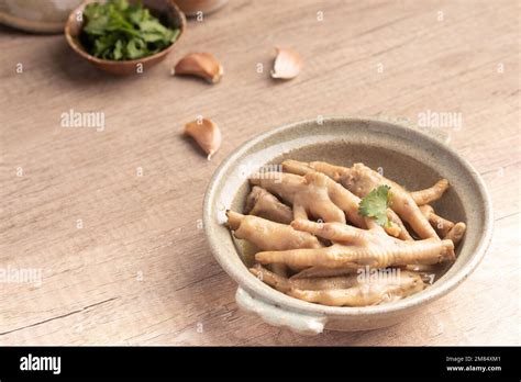 Chicken Feet Stewed Chinese Chicken Soup Stock Photo Alamy