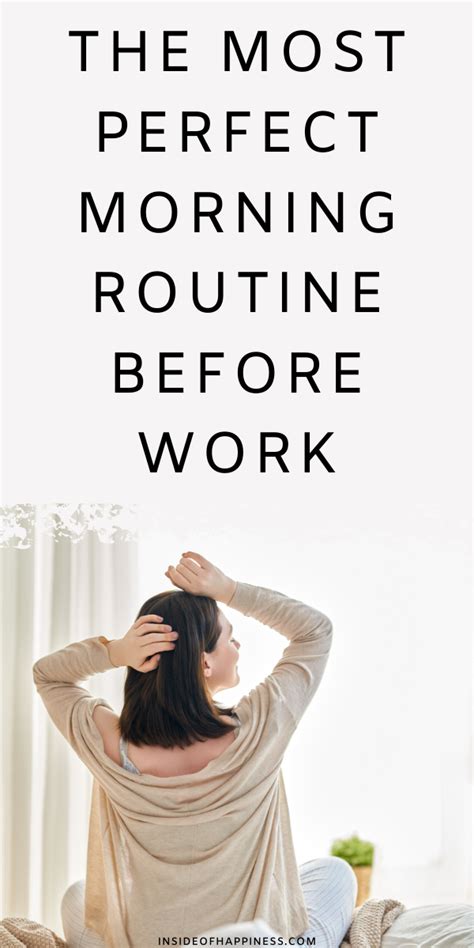 Morning Routine Before Work 5 Elements Of Your Perfect Morning Artofit