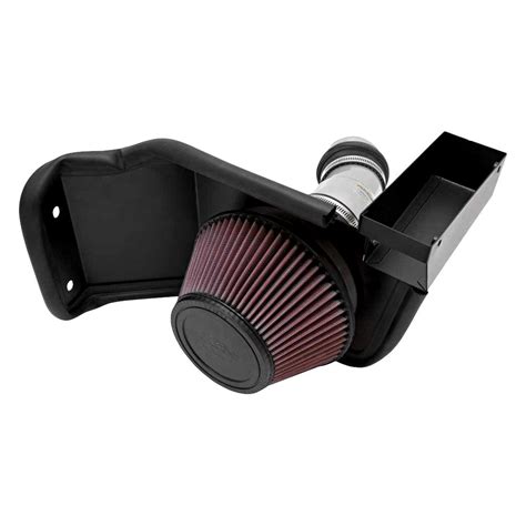 K N 69 5308TS 69 Series Typhoon Aluminum Silver Cold Air Intake