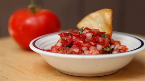 Fresh Pico De Gallo Salsa Recipe Youtube