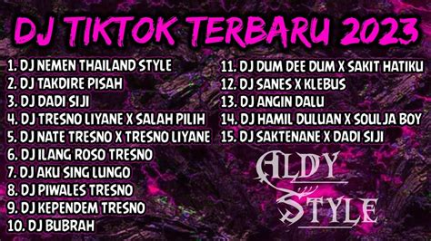 Dj Tiktok Terbaru Dj Nemen Thailand Style X Takdire Pisah Dj