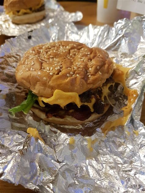 Five Guys Bacon Cheeseburger Cheeseburgers