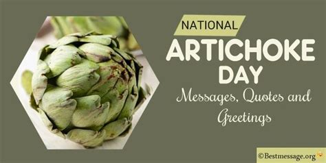 National Artichoke Day Messages Quotes And Greetings