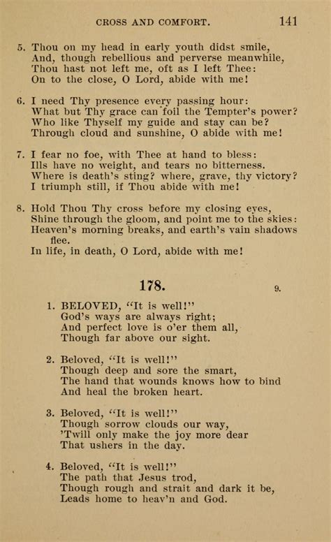 Hymnal For Evangelical Lutheran Missions 177 Abide With Me Fast Falls