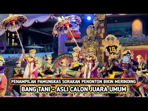 Juara Lomba Baleganjur Tingkat Umum Se Bali Festival Seni Budaya