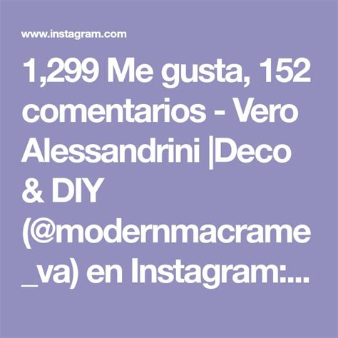 Me Gusta Comentarios Vero Alessandrini Deco Diy