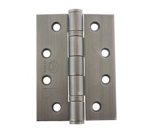 Atlantic Ball Bearing Hinges Grade 13 102x76mm Matt Gun Metal