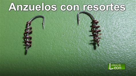 Anzuelos Con Resortes ANZUELOS PARA PESCAR CON MASA Anzuelo Con