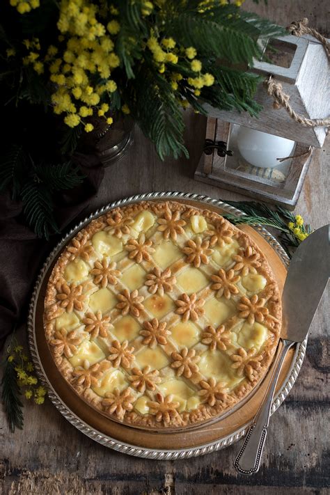 La Cuoca Dentro Crostata Con Crema Pasticcera Alla Ricotta