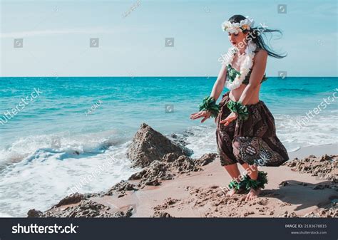 Bikini Woman Sunset Summer Hula Dancer Stock Photo 2183678815 Shutterstock