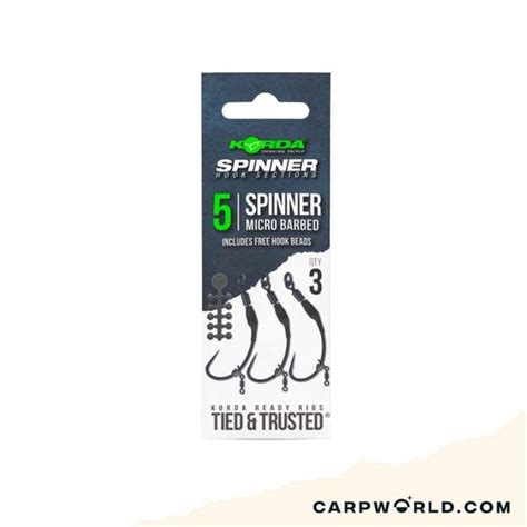 Korda Spinner Hook Sections Carpworld