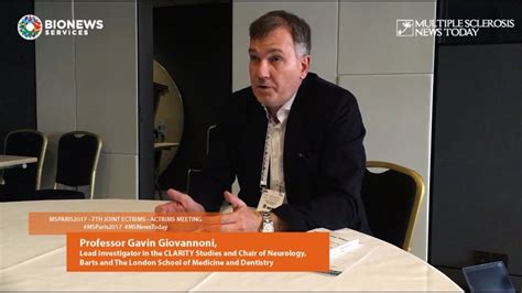 Msparis2017 Exclusive Interview With Professor Gavin Giovannoni