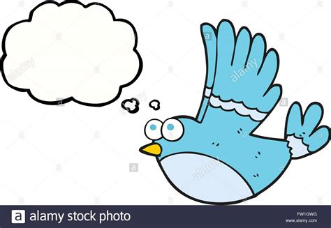 Freehand Retro Cartoon Flying Bird Hi Res Stock Photography And Images