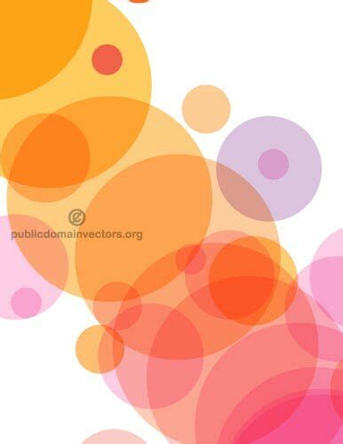 Colorful Circles Vector Art Public Domain Vectors