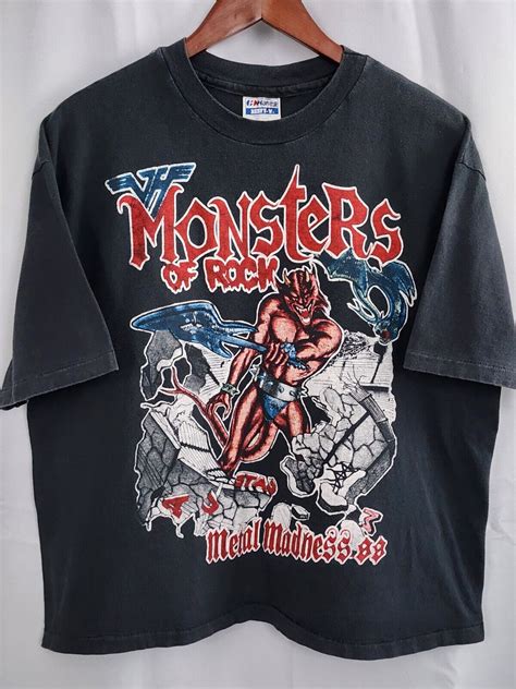 Vintage S Monsters Of Rock Metal Concert T Sh Gem