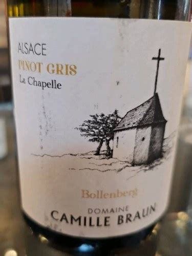 Camille Braun Bollenberg La Chapelle Pinot Gris Vivino Us