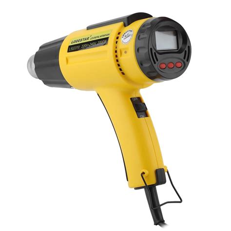 Pcs New W AC V LCD Electronic Digital Hot Air Gun Electric Heat Gun Shrink Wrapping