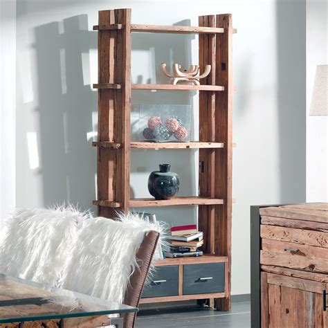 Etagère en teck recyclé Décoration maison Étagère Mobilier en bois