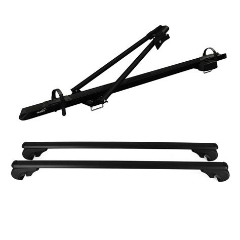 Omac Bike Rack Carrier Roof Racks Set For Lexus Rx350 2010 2015 Black 3 Pcs