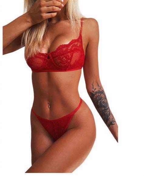 Mature Lady Sexy Lace Bra And Panty Set Elegant Comfortable