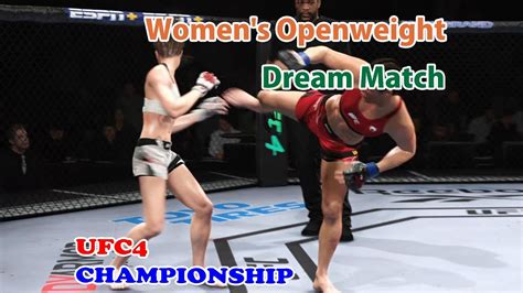 UFC Open WeightANNA MILLER Vs ZHANG WEILIHome NationalEA SPORTS