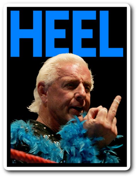 Download Heel Sticker Ric Flair Wwe Wcw Signed Autographed 16x20 Png