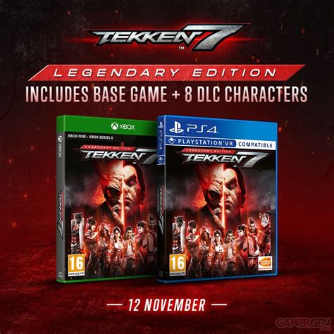 Tekken 7: Legendary Edition, une nouvelle édition physique annoncée et ...