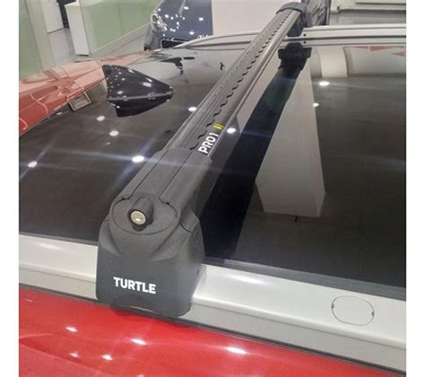 Багажник на интегрированные рейлинги Turtle AIR 2 с замком черный ...