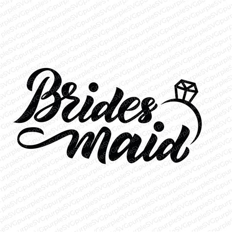 Brautjungfer Png Braut Png Hochzeit Svg Brautparty Svg Etsy De