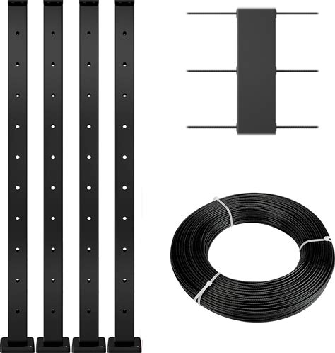 Muzata Ft Wire Rope Wr With Pack Level Drilled Cable Railing