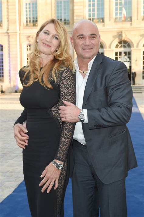 STEFFI GRAF and Andre Agassi at Longines Charity Gala in Paris 06/02