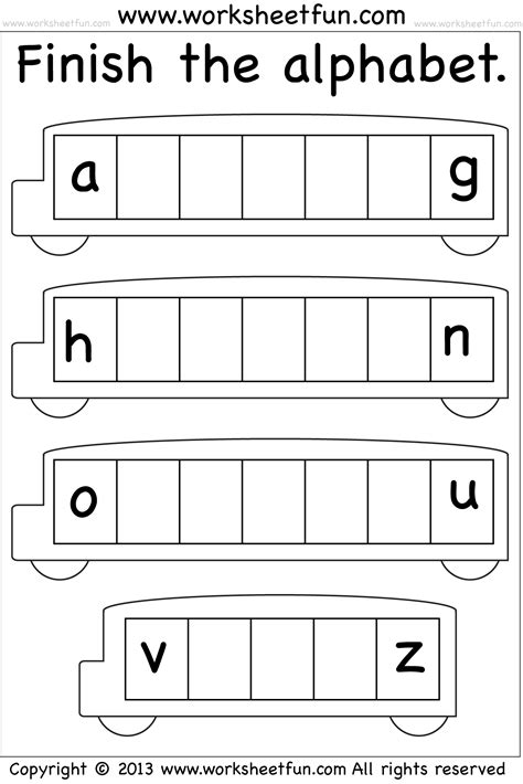 Missing Lowercase Letters – Missing Small Letters – Worksheet / FREE ...