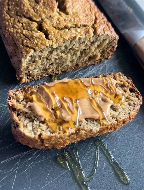 Healthy Banana Oatmeal Bread 5 Ingredients Hungry Happens