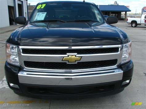 2007 Black Chevrolet Silverado 1500 Lt Z71 Crew Cab 4x4 49300389