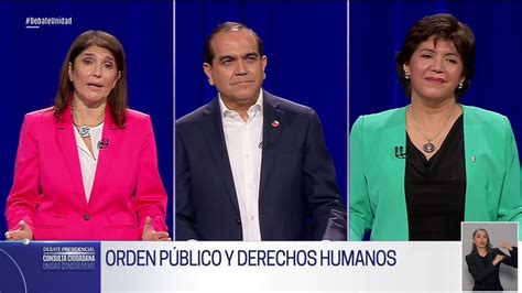 Revisa Completo El Debate De Unidad Constituyente Se Enfrentaron Narváez Provoste Y Madlonado