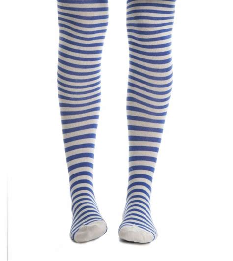 Womens Stripy Socks In Royal Bluecream From Socks Women Socks Socks And