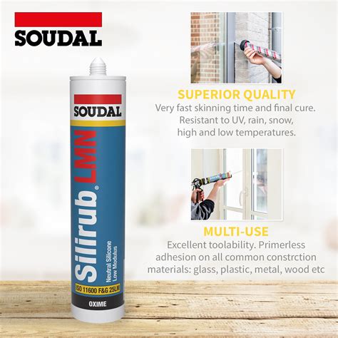 Soudal Silirub Silicone Sealant Low Modulus Grelly Uk