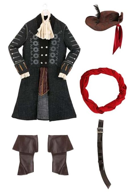 Blackbeard Men S Costume Pirate Costumes