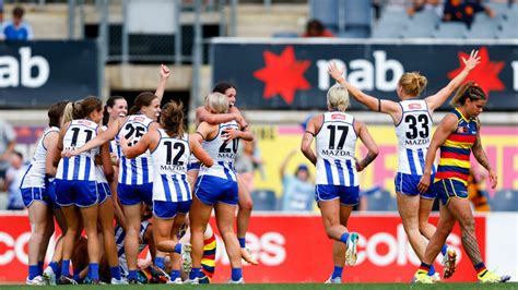 North Melbourne Withstands Late Crows Comeback To Secure One Point Victory And Advance To First