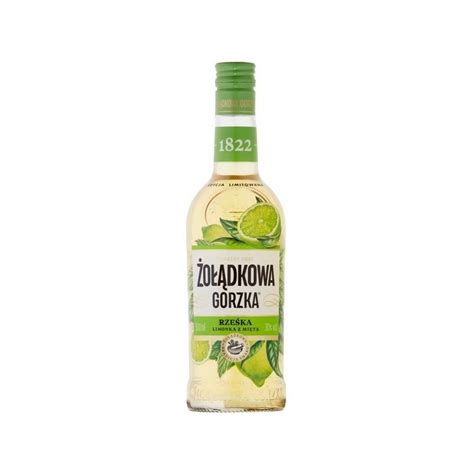 Żołądkowa Gorzka Rześka Limonka Mięta 30 500ml