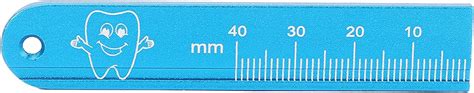 Dental Ruler Endo Gauge Endo Ruler Aluminium Alloy Oral Gauge