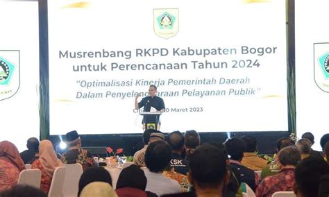 Plt Bupati Bogor Matangkan Usulan Program Prioritas Tahun 2024 Dan