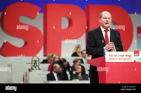 Berlin Germany 7th Dec 2017 Hamburg S Mayor Olaf Scholz Speaks