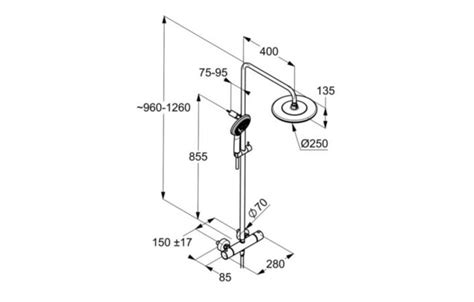 Dual Shower System Freshline Kludi